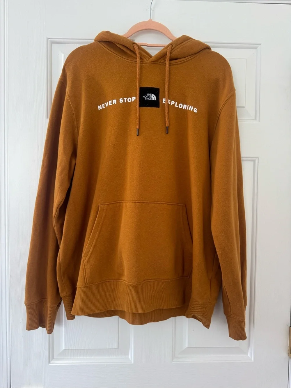 The North Face Men’s Pullover Hoodie in Mustard Color